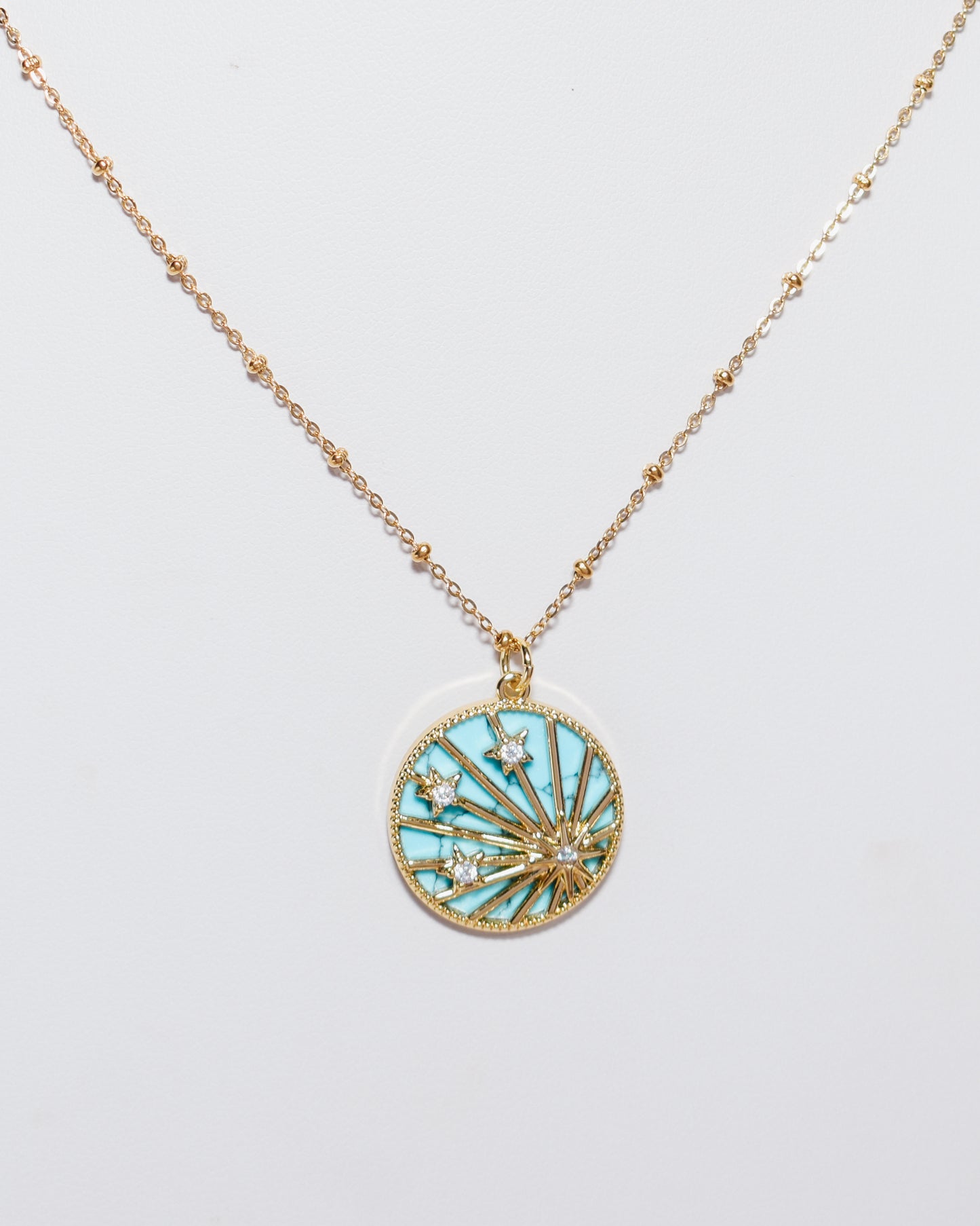 Turquoise Shooting Star Necklace