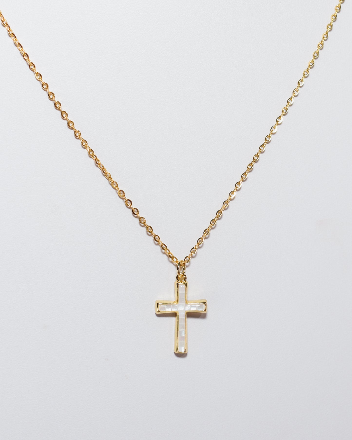White Opal Cross