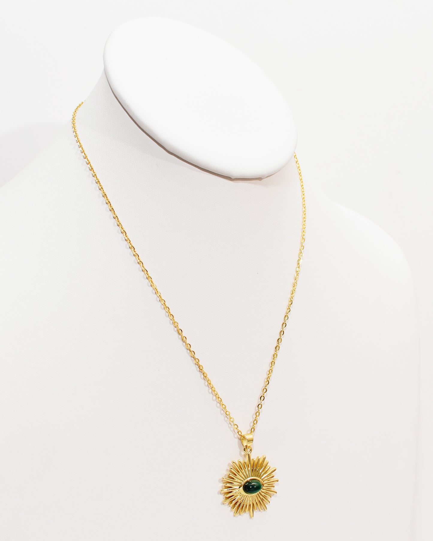 Malachite Starburst Necklace