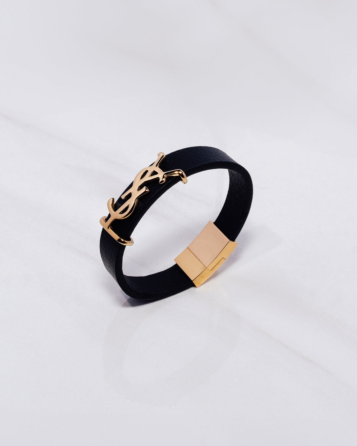 Y Opyum PU Black Bracelet