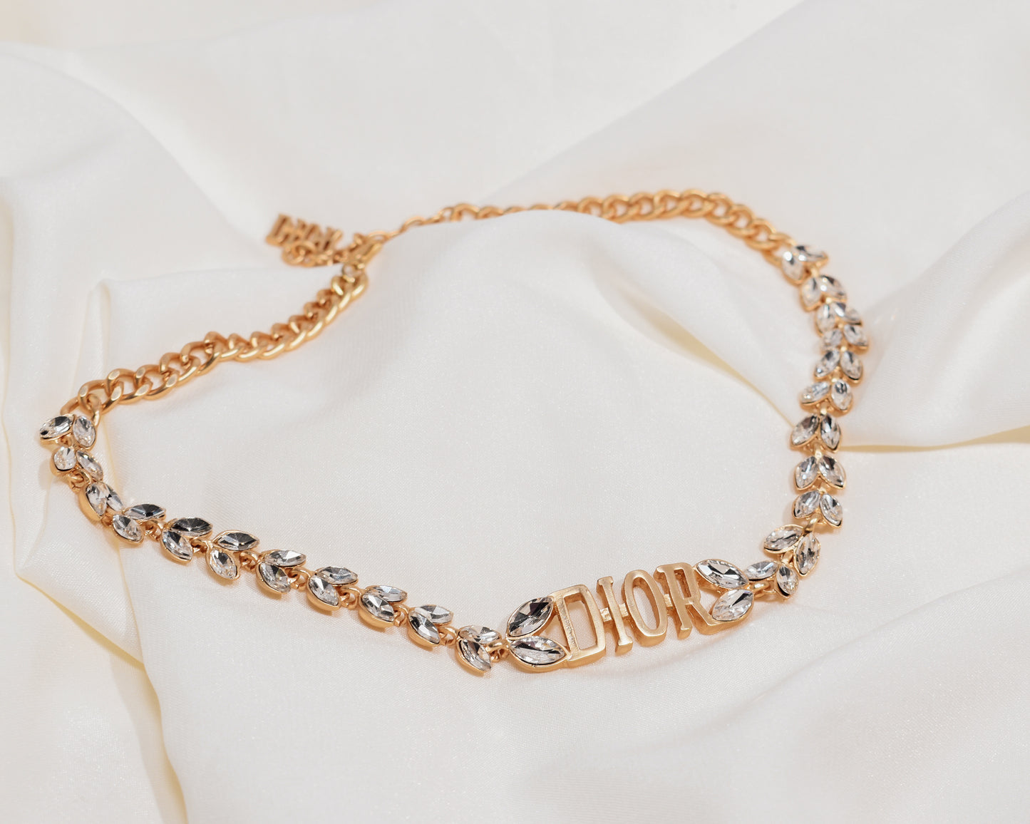 CD Crystal Leaf Necklace