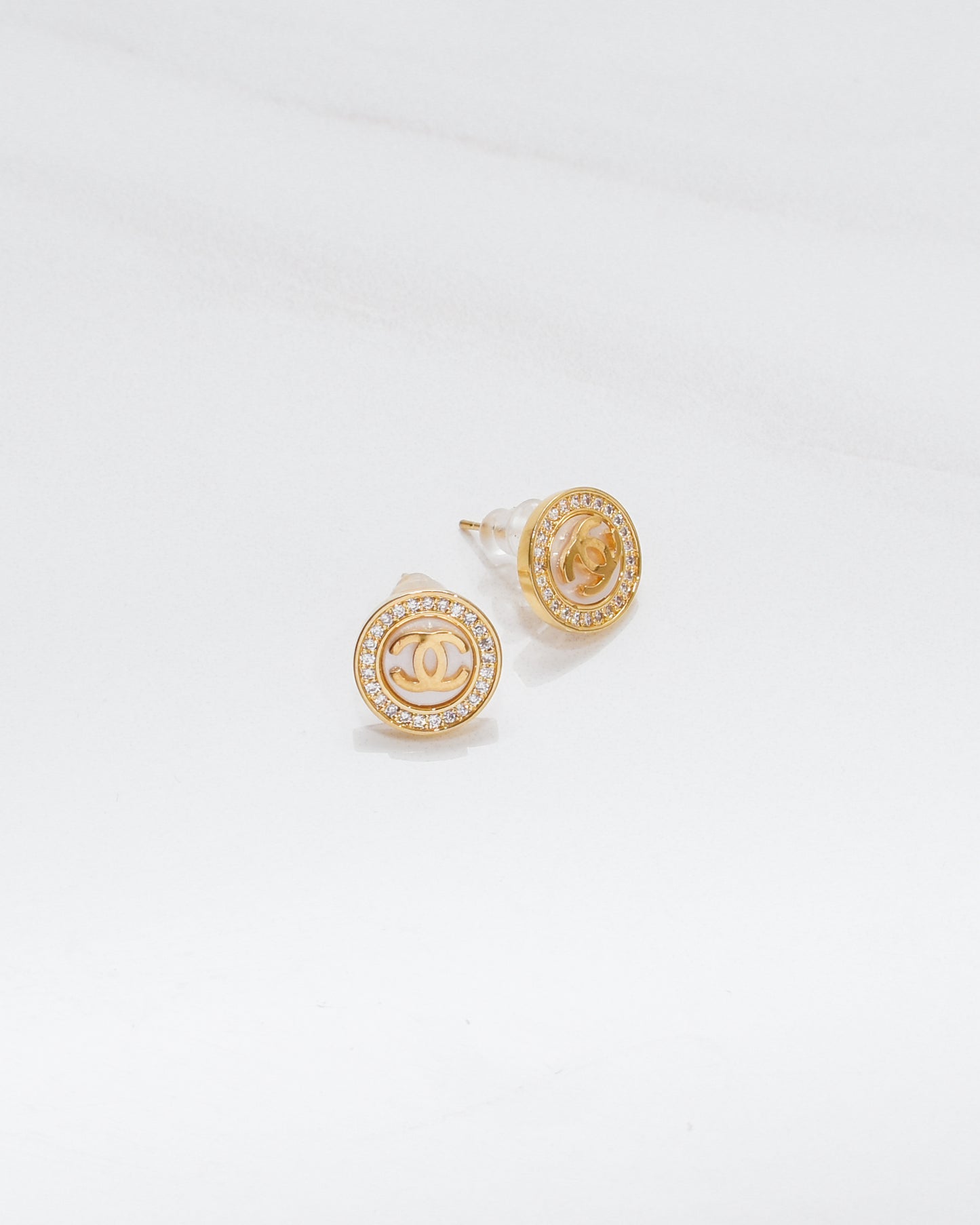 Parisian Chic Crystals Round Studs