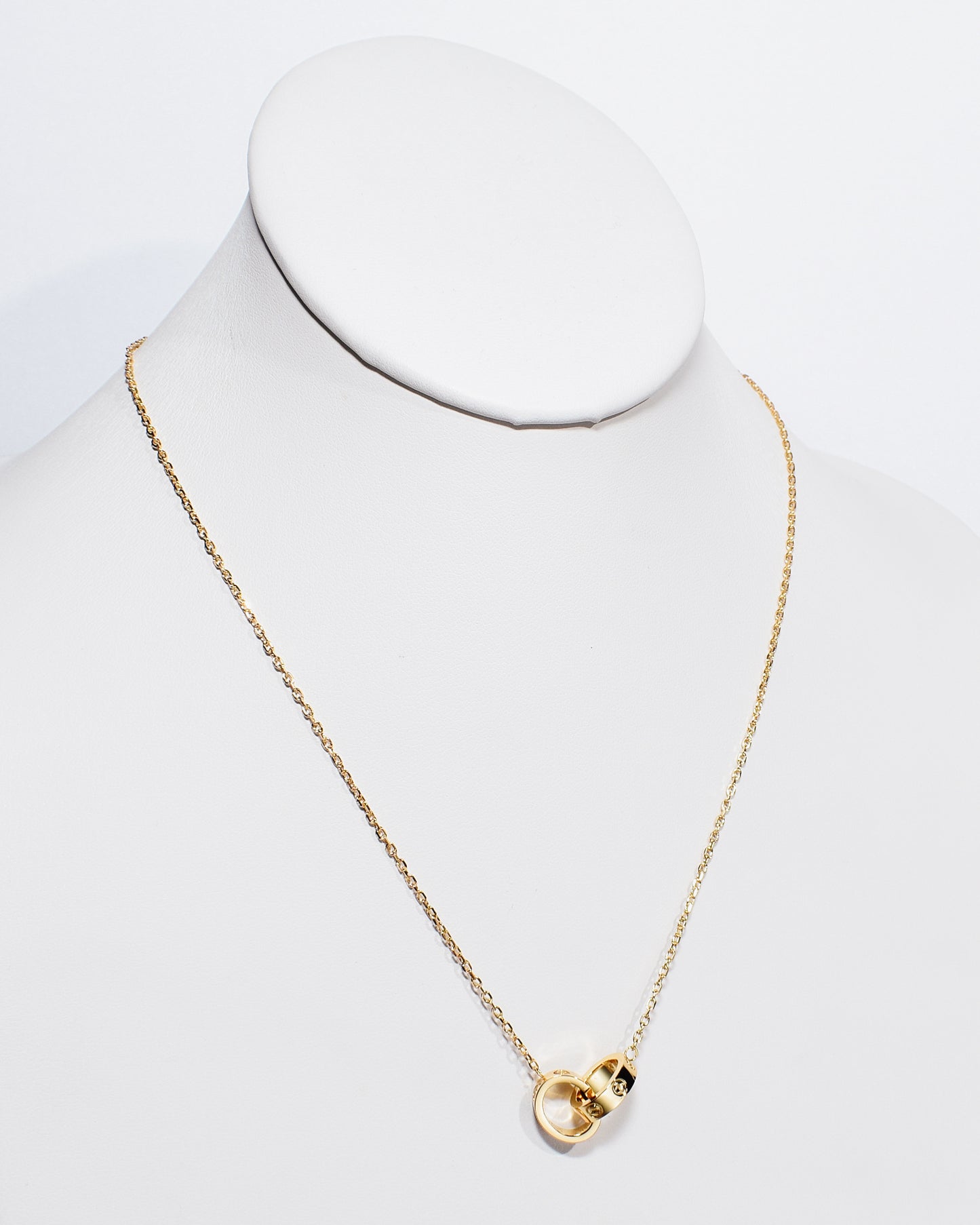 Couture Amour Double Ring Necklace