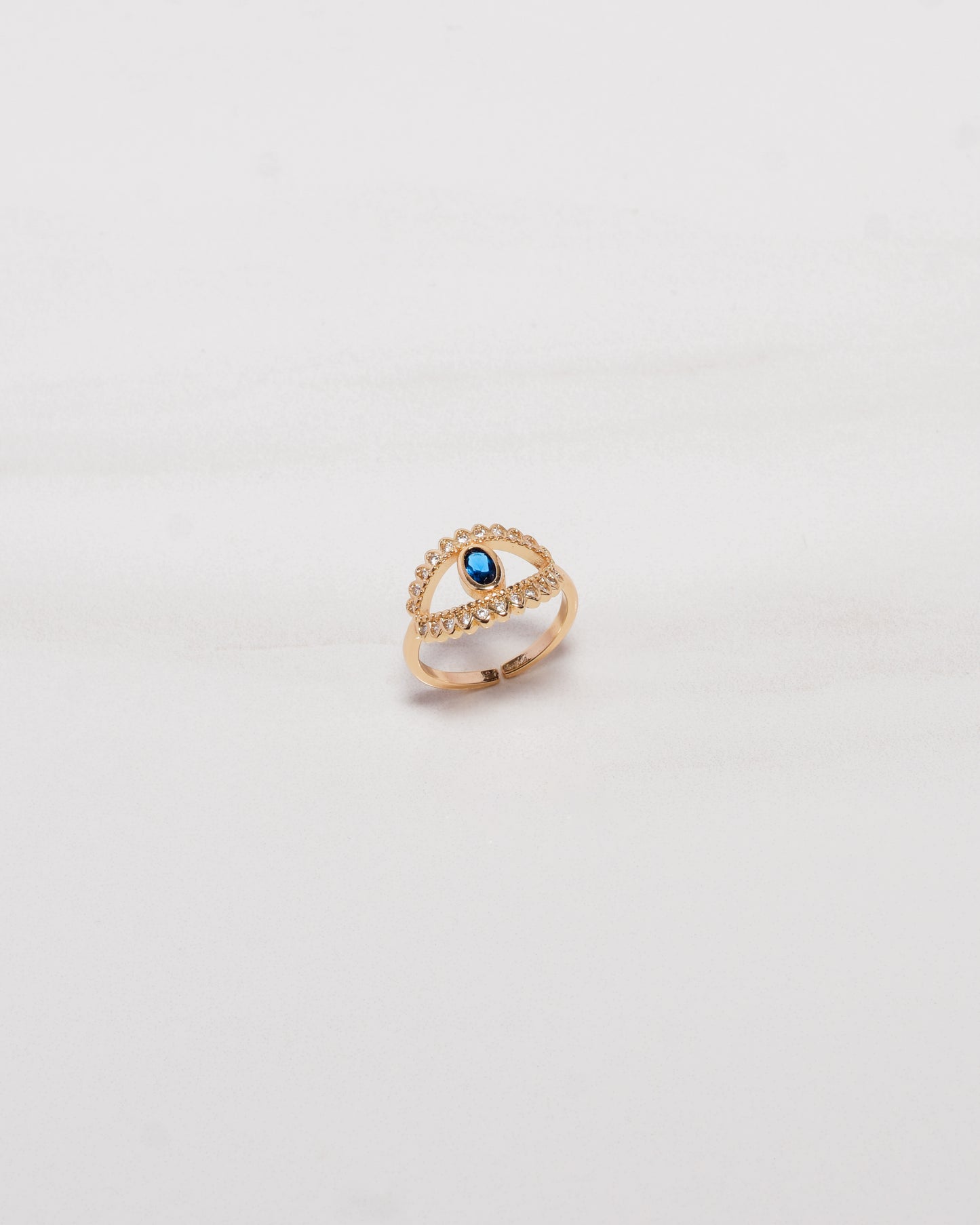 Sapphire Evil Eye Ring