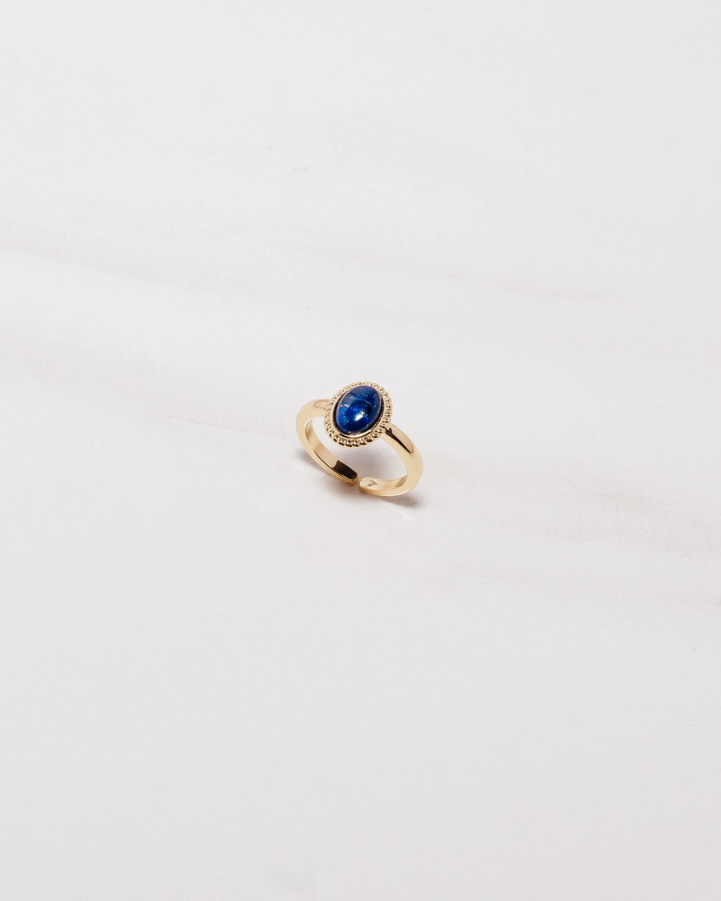 Blue Lapis Oval Ring
