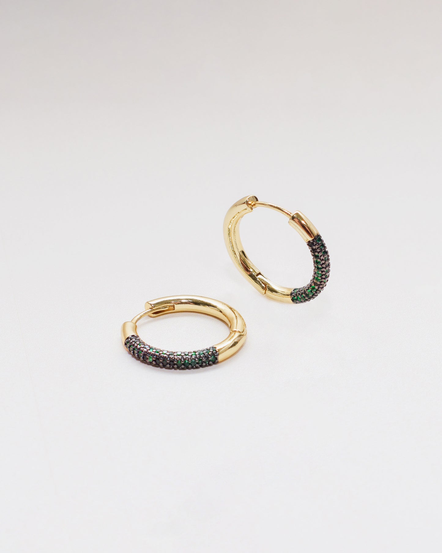 Emerald Hoops
