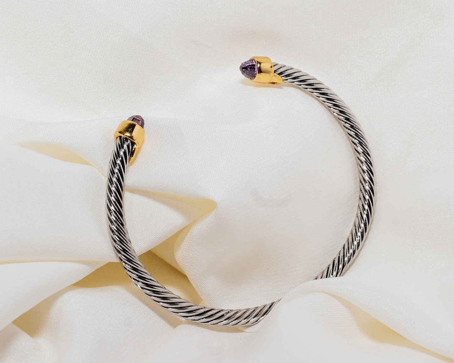 Cable Flex Bangle Bracelet