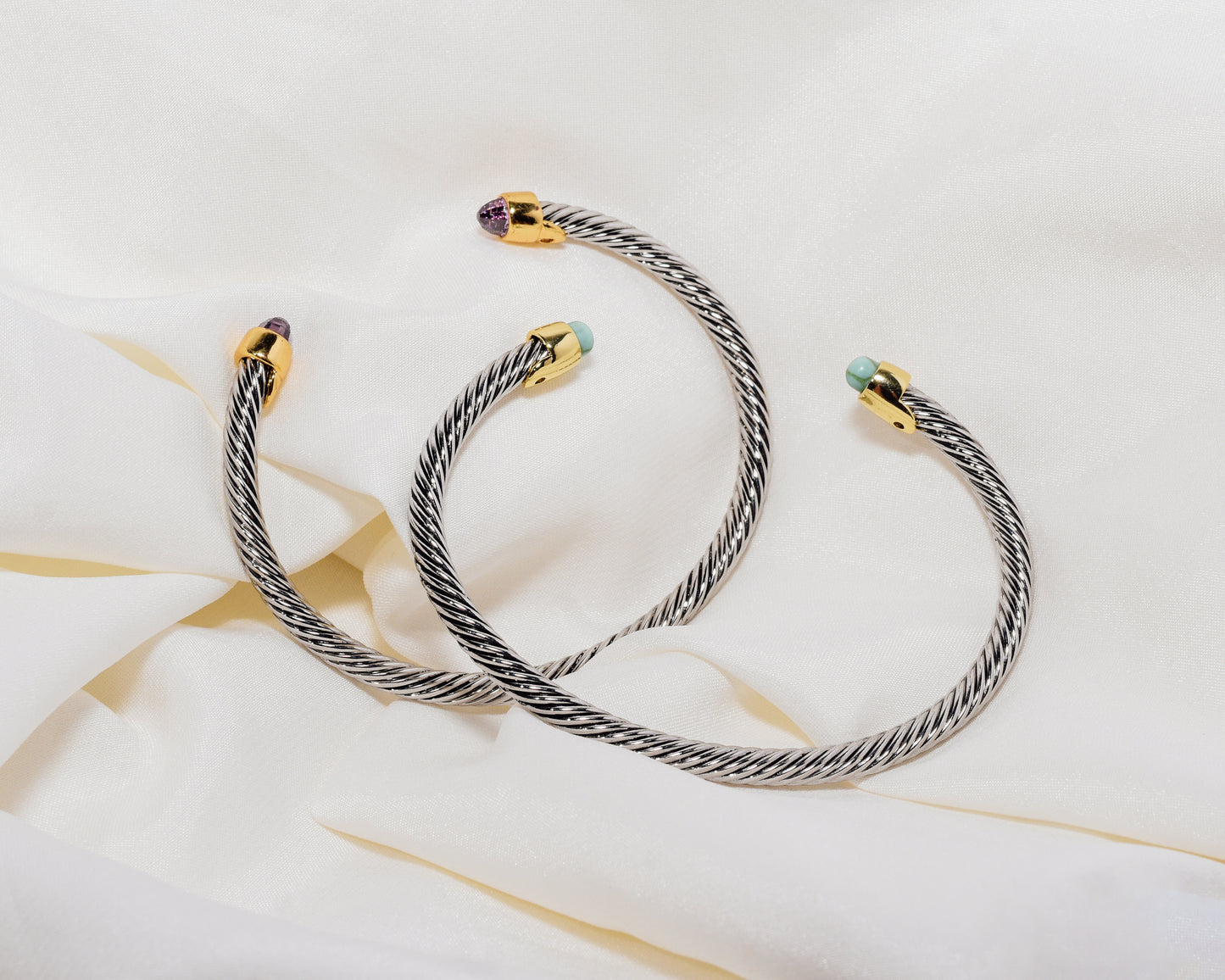 Cable Flex Bangle Bracelet