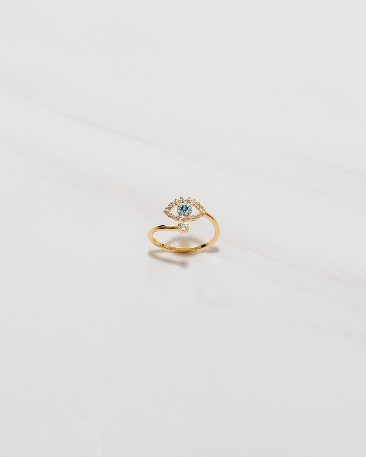 Evil Eye Tear Ring