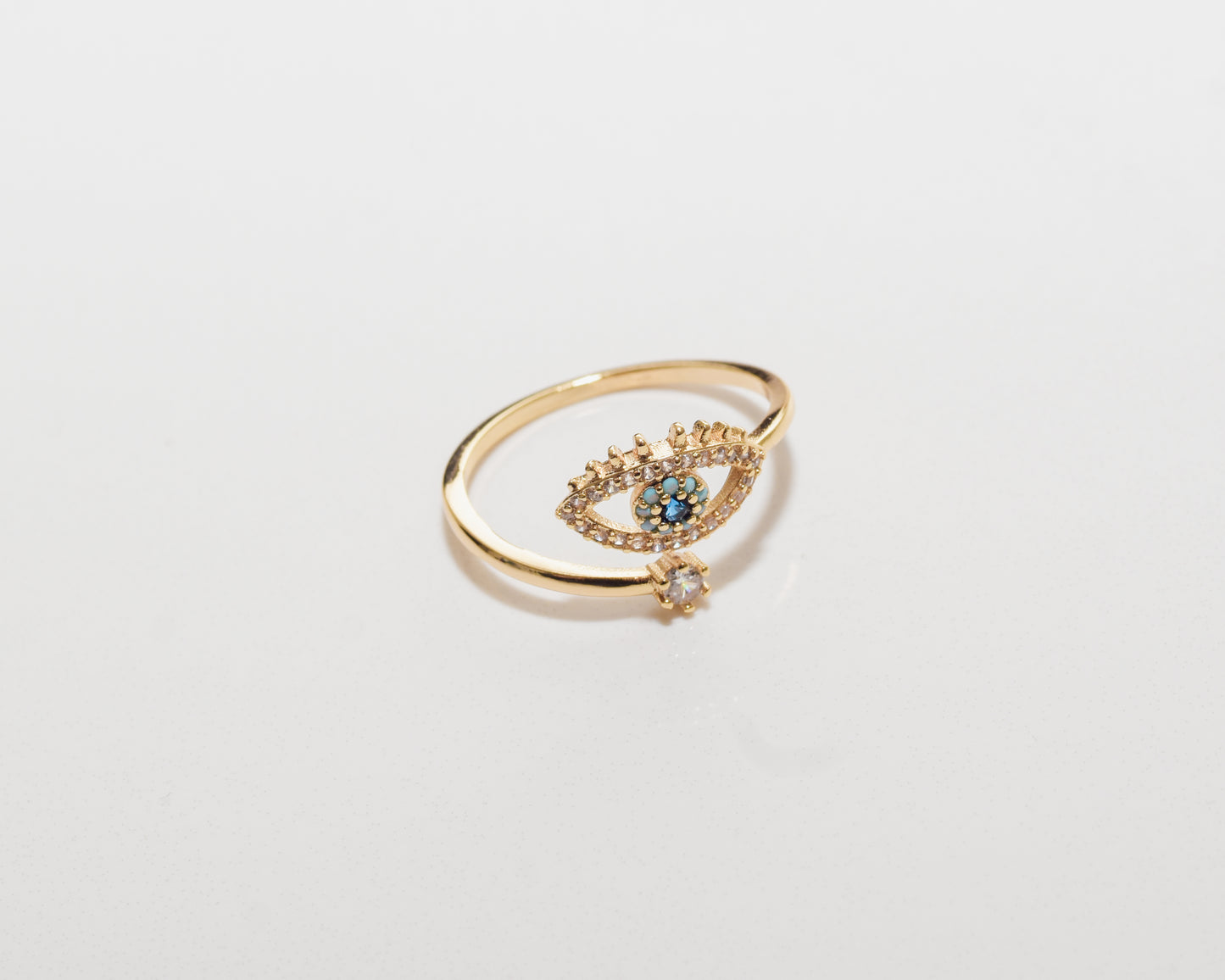Evil Eye Tear Ring