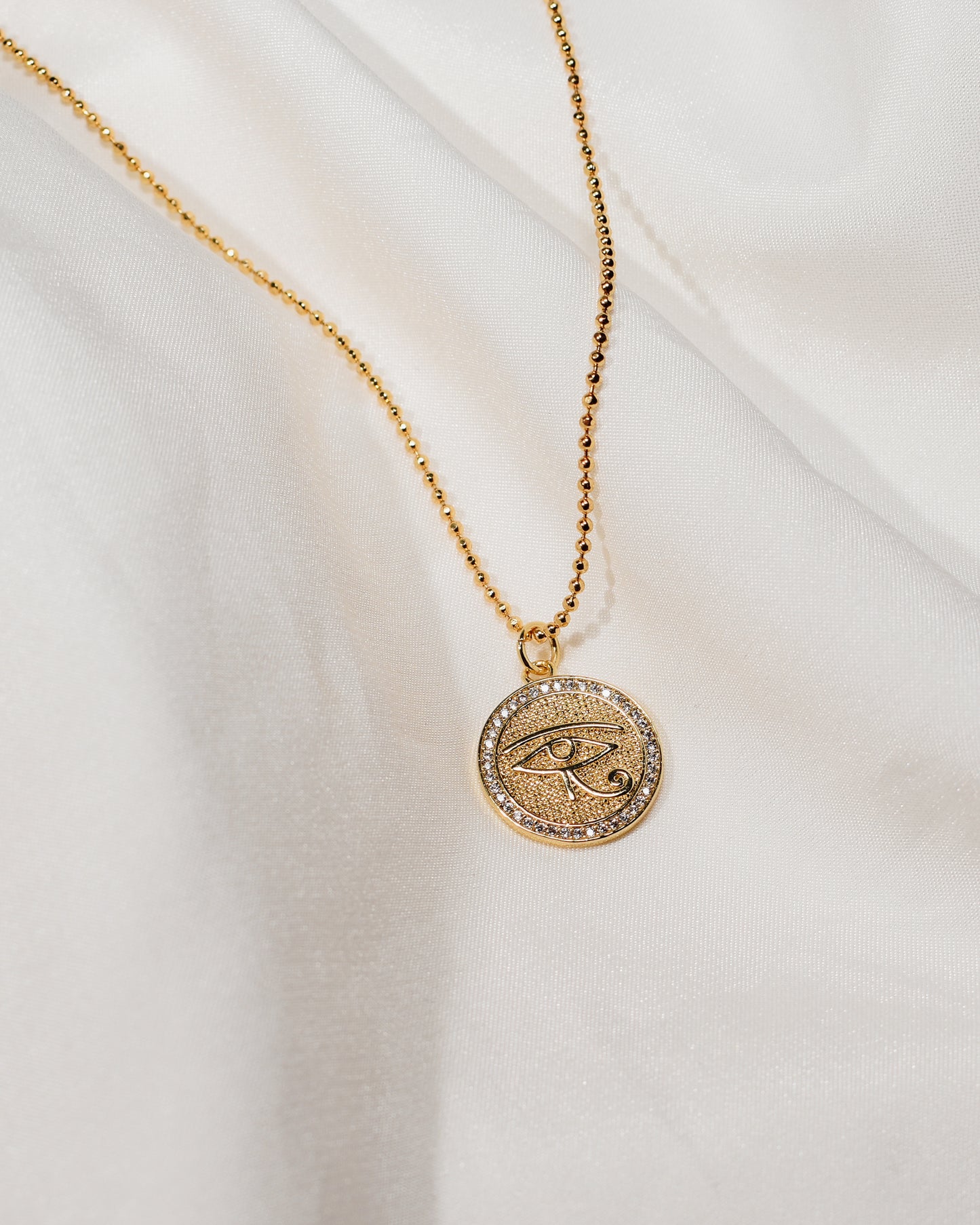 CZ Eye of Horus Necklace