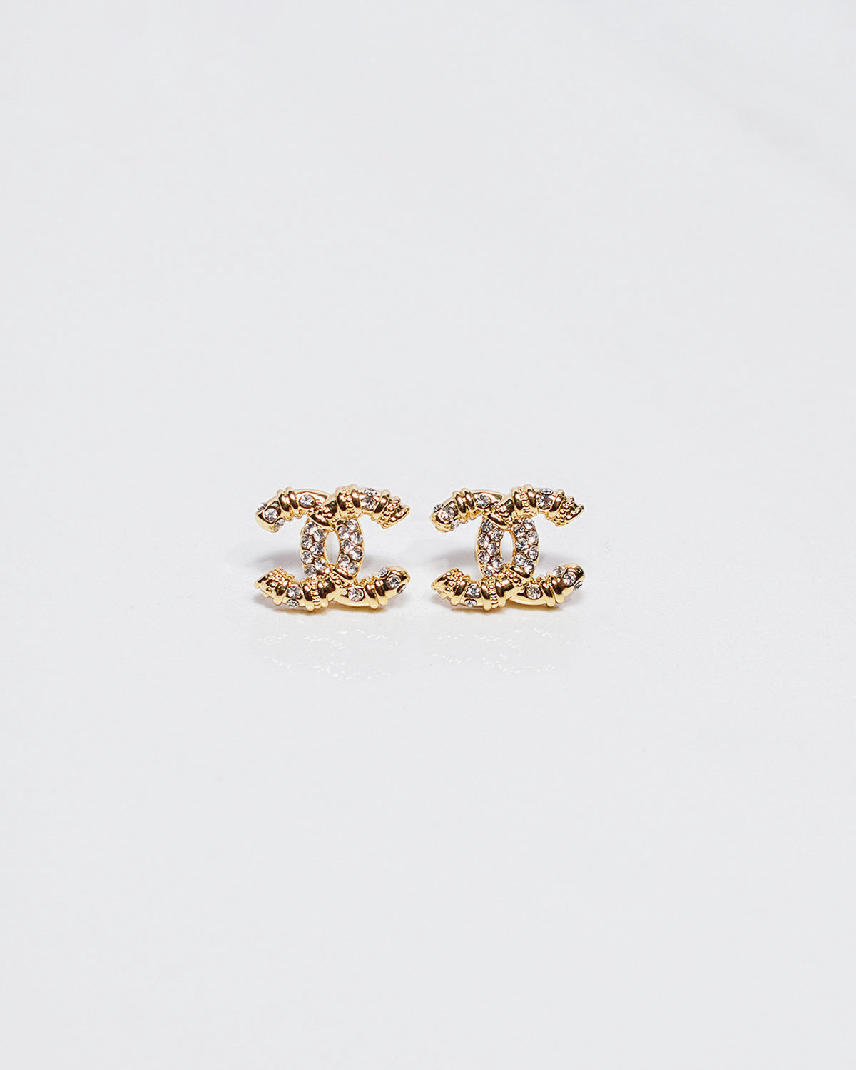 Parisian Chic Braided CZ Studs