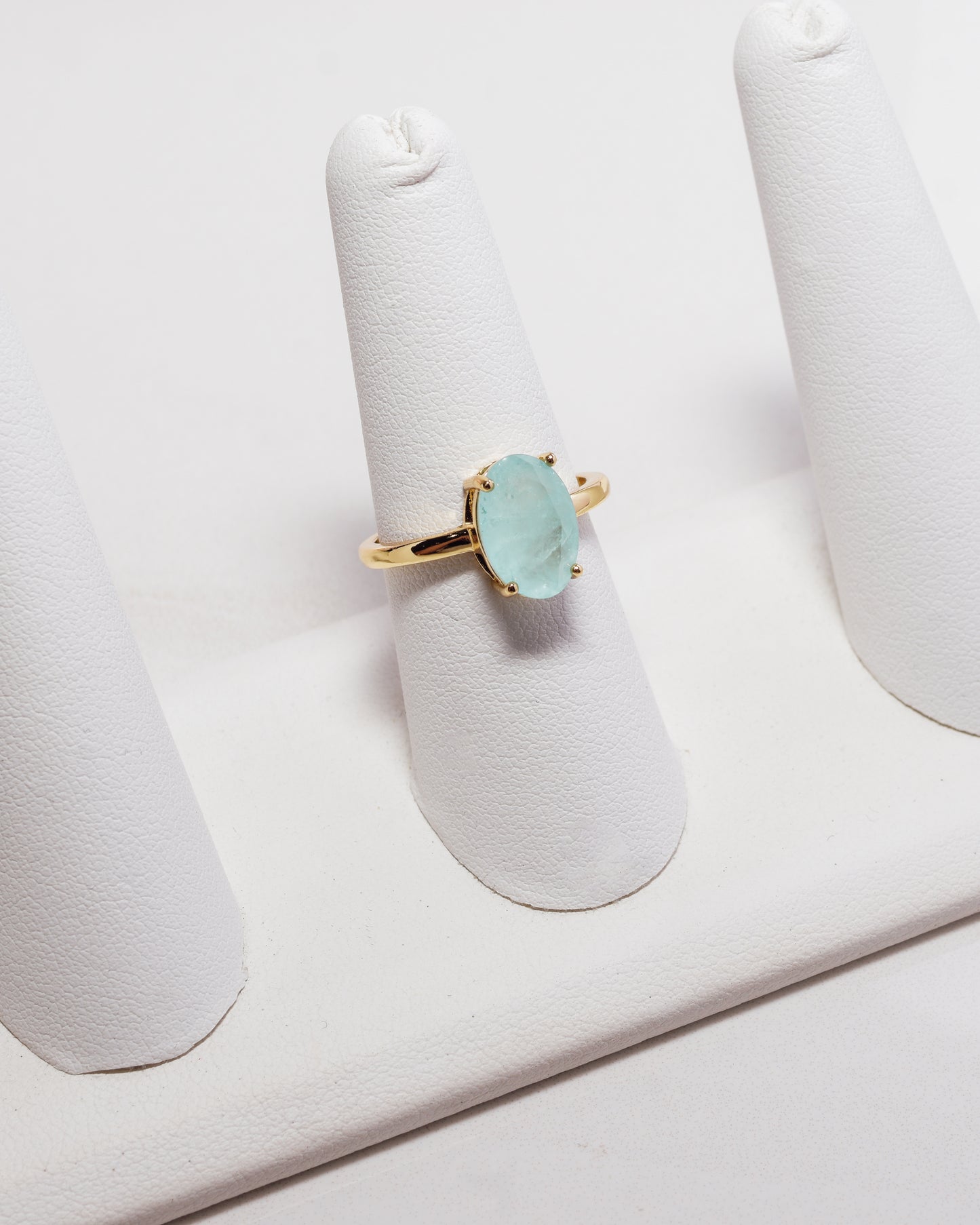 Aquamarine Oval Ring