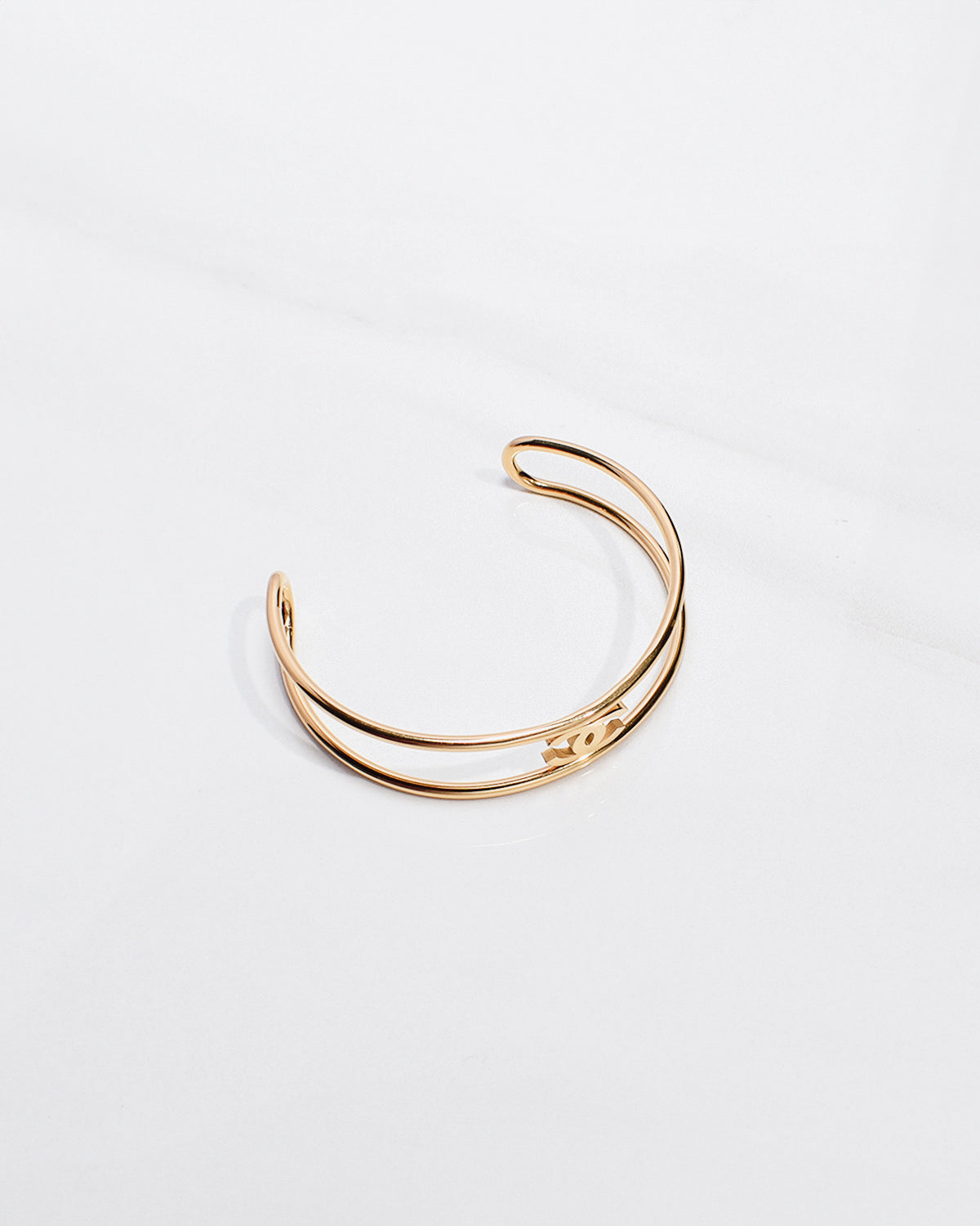Parisian Chic Double Band Cuff Bracelet (2 Styles)