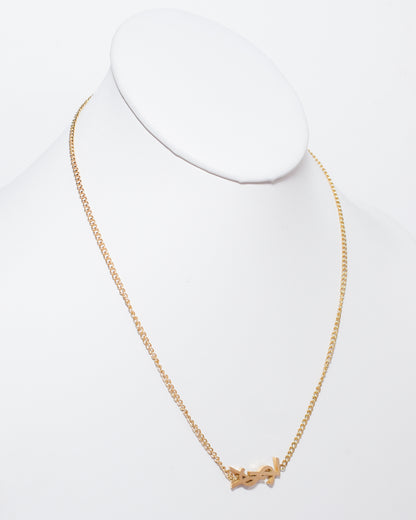 Y Curb Necklace