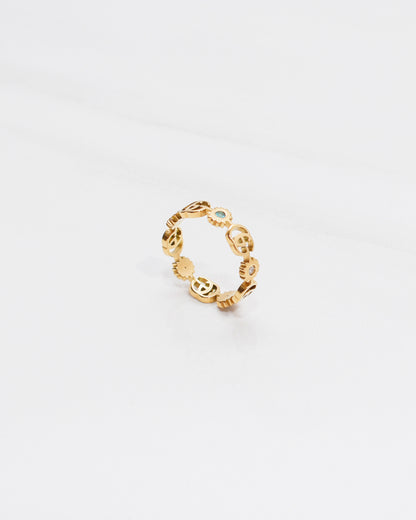 GG Esque Flower Ring