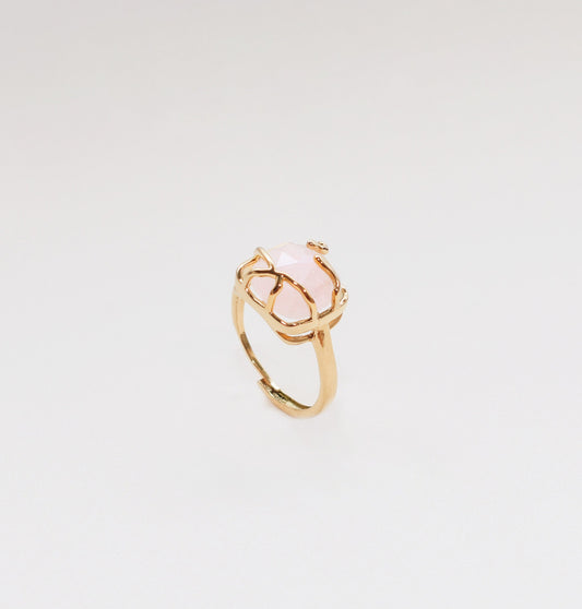 Rose Quartz Ring