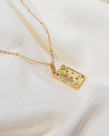 Celestial Book Necklace