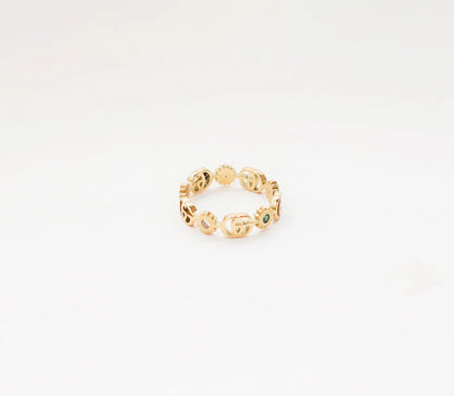 GG Esque Flower Ring
