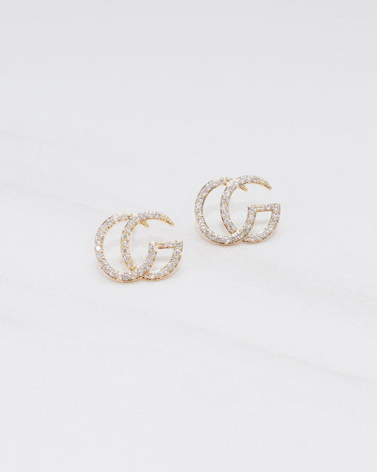 GG Pave Studs