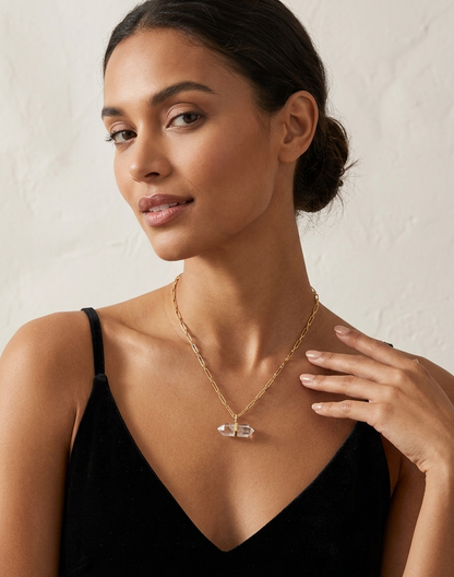 The Crystal Obelisk Necklace