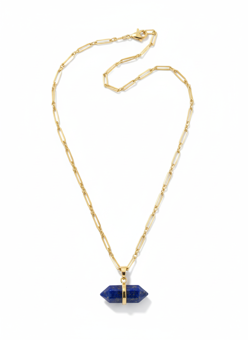 The Lapis Obelisk Necklace