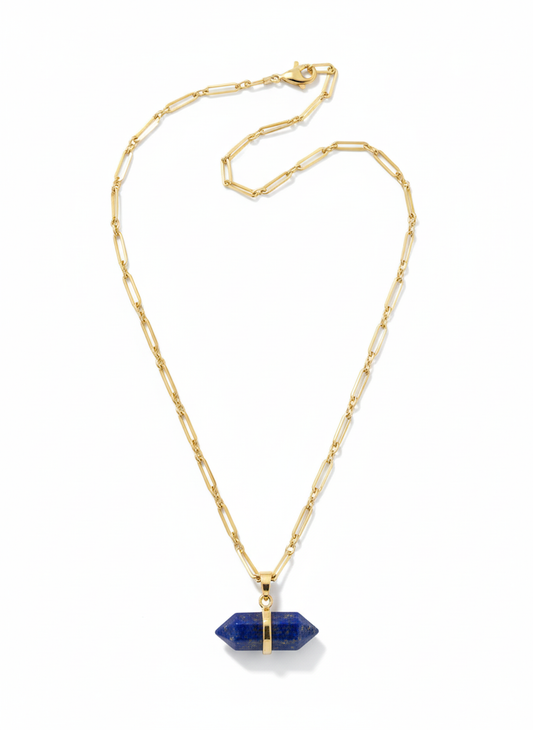The Lapis Obelisk Necklace